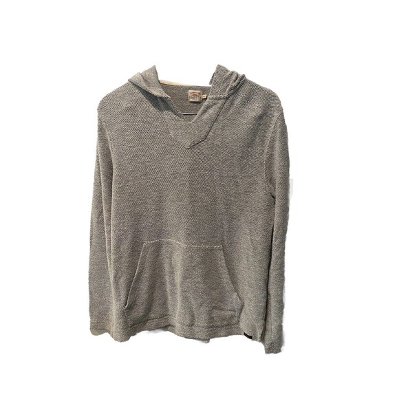 Faherty Gray V-Neck Sweater - Picture 1 of 5